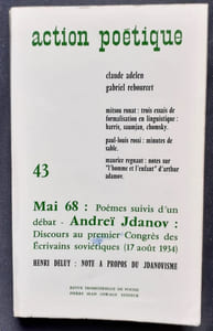 Action poétique n°43, 2ème trimestre 1970 -