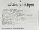 Action poétique n°46, premier trimestre 1971 - . BRECHT (Bertholt) - ROUDINESCO (Elisabeth) - LANCE (Alain) - REGNAUT (Maurice) - DELUY (Henri) - RAY ...