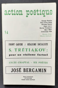 Action poétique n°54, troisième trimestre 1973.