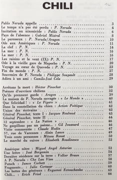 Action poétique n°55, quatrième trimestre 1973. Numéro spécial consacré au Chili et à Pablo Neruda.. NERUDA (Pablo) - CORTAZAR (Julio) - ARAGON ...