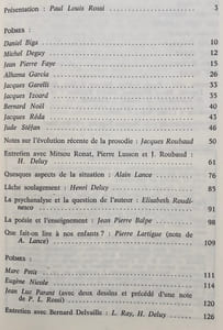 Action poétique n°62, deuxième trimestre 1975.