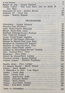 Action poétique n°64, quatrième trimestre 1975 : Troubadours.
