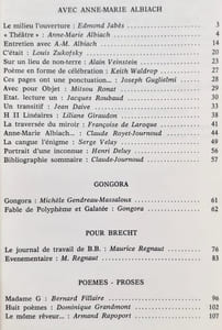 Action poétique n°74, juin 1978 : Avec Anne-Marie Albiach.