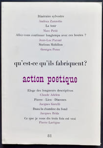 Action poétique n°81, mai 1980 -
