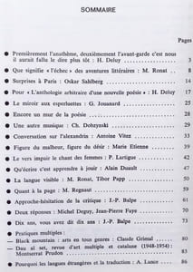 Action poétique n°82-83, quatrième trimestre 1980 : 1968, avant-garde, poésie, théorie -