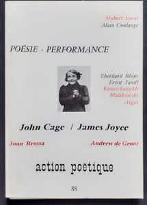 Action poétique n°88, Troisième trimestre 1982.