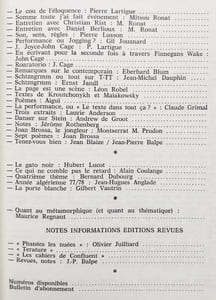 Action poétique n°88, Troisième trimestre 1982.