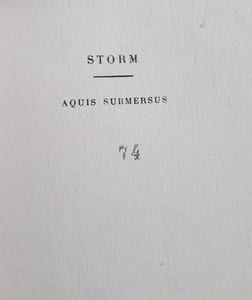 Aquis submersus.