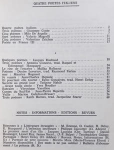 Action poétique n°112, troisième trimestre 1988 -