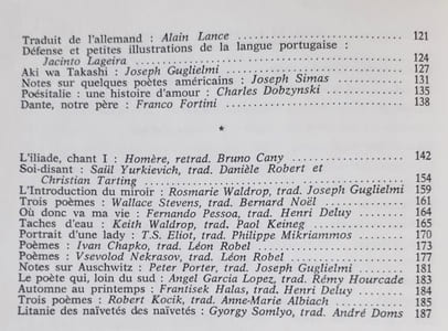 Action poétique n°113-114, automne-hiver 1988 -