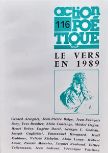 Action poétique n°116, été 1989 -
