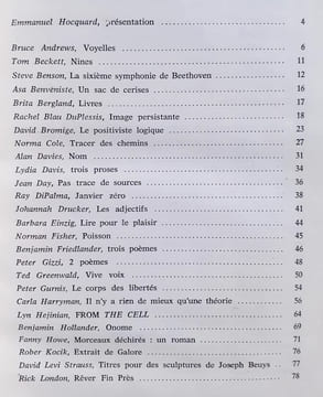 Action poétique n°117, quatrième trimestre1989 -. ALFERI (Pierre) - DEBIERRE (Charles) - DELUY (Henri) - HOCQUARD (Emmanuel) - JOUANARD (Gil) - RAY ...