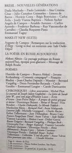 Action poétique n°155, printemps 1999.