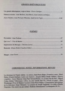 Action poétique n°123, printemps/été 1991.