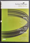 Action poétique n°205, septembre 2011. par TELLERMANN (Esther) - MORIN (Geneviève) - CHAREST (Marie-Josée) - OUELLET (Pierre) - SIROIS (Marie-Pierre) - OTANI-FERRIE (Hélène)- LEMOINE (Bruno) - MORLEY (Hilda) - TAHHAN (Samir) -  - Image 1