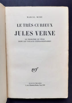 Le très curieux Jules Verne.. MORE (Marcel) -