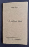 13 poèmes niais.  par SEYVE (Claude) -