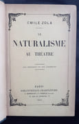 Le naturalisme au théâtre. Les théories et les exemples. par ZOLA (Emile) -  - Image 2