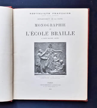 Monographie de l'Ecole Braille à Saint-Mandé (Seine) -. COLLECTIF -