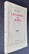 Les Contes d'un matin. par GIRAUDOUX (Jean) - - Image 1