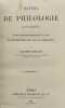 Manuel de philologie classique d'après le Triennium philologicum de W. Freund et les derniers travaux de l'érudition (tome premier) - Appendice (tome ...