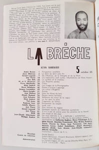 La Brèche. Action surréaliste. N°5, octobre 1963.