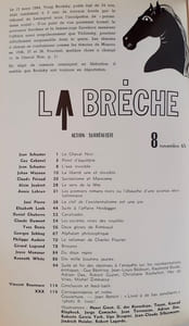 La Brèche. Action surréaliste. N°8, novembre 1965. 