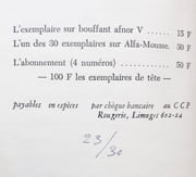 Poésie présente. Cahiers trimestriels de poésie. N°II, septembre 1971. par SAINT-POL-ROUX, ROUSSELOT (Jean), DE SMET (Michel), TEYSSIERAS (Anne), MACE (Gérard). ROUGERIE (René). - Image 3