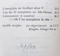 Poésie présente. Cahiers trimestriels de poésie. N°VII, décembre 1972.