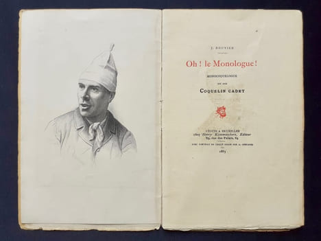 Oh ! Le Monologue ! Monocoquelogue dit par Coquelin Cadet. . ROUVIER (J.) - COQUELIN CADET -