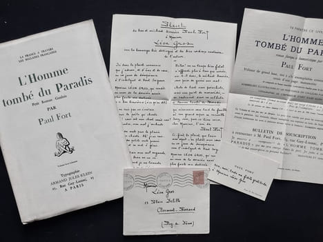 L'homme tombé du paradis. Petit roman gaulois. . FORT (Paul) -