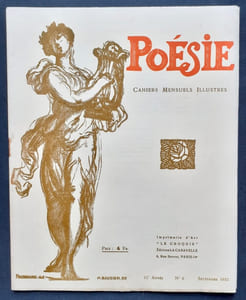 Poésie - Cahiers mensuels illustrés - Septembre 1932 -