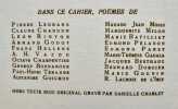 Poésie - Cahiers mensuels illustrés - Novembre 1932 -. RIOTOR (Léon) - GODOY (Armand) - HELLENS (Franz) - MILON (Marguerite) - BATILLIAT (Marie) - ...