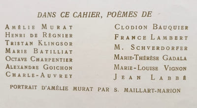 Poésie - Cahiers mensuels illustrés - Avril 1933 -
