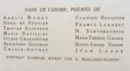 Poésie - Cahiers mensuels illustrés - Avril 1933 -. MURAT (Amélie) - REGNIER (Henri de) - KLINGSOR (Tristan) - BATILLIAT (Marie) - CHARPENTIER ...