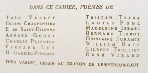 Poésie - Cahiers mensuels illustrés - Mai 1933 -