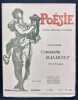 Poésie - Cahiers mensuels illustrés - Août 1936 -. BALMONT (Constantin) - CHARPENTIER (Octave) - HUGUET (Auguste) - BOISSIER (Marthe) - BEN-HAROCHE ...