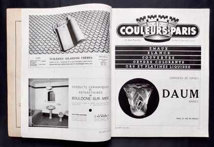 Les Arts du Feu : céramique, verrerie, vitraux, émaux. N°4, octobre 1938.