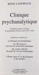 Clinique psychanalytique. Conférences faites à l'Institut de Psychanalyse de Paris (1934, 1935, 1936) -