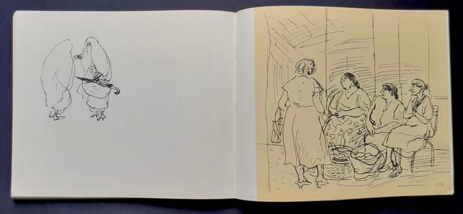 Tu te rapelles la Bassetta ? Le Bab-el-Oued et la marine des années 40 à 60. Suite de croquis de Charles Brouty.