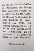 Mémoires de Fanny Hill, femme de plaisir.  par CLELAND (John) -  - Image 2