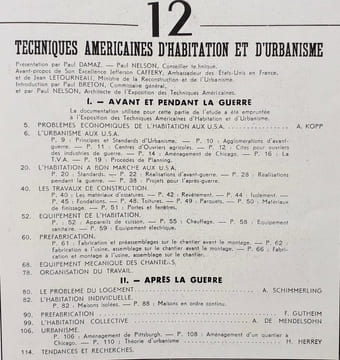 L'Architecture d'aujourd'hui, n°12, juillet 1947 : USA, Techniques américaines, urbanisme et habitation. . DAMAZ (Paul) - BLOC (André) - ...