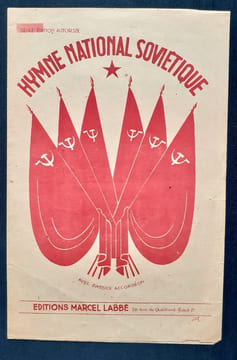 Hymne nationale soviétique.. ALEXANDROV (A.) - MIKHALKOV (S.) - EL-REGHISTAN -