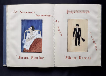 Album de photos, cartes, dessins, coupures de presse par un amateur -