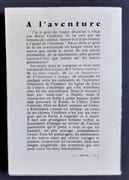 A l'aventure - Textes choisis -  par CENDRARS (Blaise) -  - Image 2