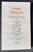 Poésie présente. Cahiers trimestriels de poésie. N°52, septembre 1984.  par SAINT-POL-ROUX - BECOUSSE (Raoul) - XUEREB (Jean-Claude) - CHAUDIER (Jean) - FAUCHER (Guy) - 