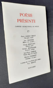 Poésie présente. Cahiers trimestriels de poésie. N°57, décembre 1985.