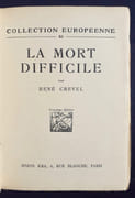 La Mort difficile -  par CREVEL (René)-  - Image 3