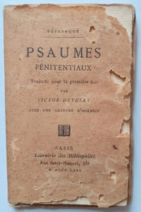 Les Psaumes pénitentiaux -  
