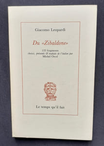 Du "Zibaldone".
